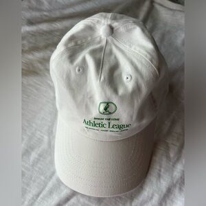 White Athletic League Cap